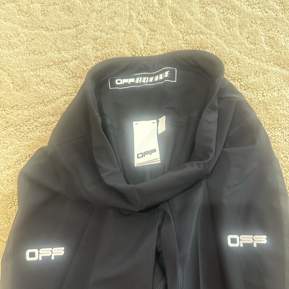Off-White Black Biker Shorts - Picture 4 of 10